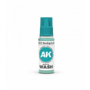 AK: Acrylic Wash – Verdigris Wash 18 Ml (AK19313)