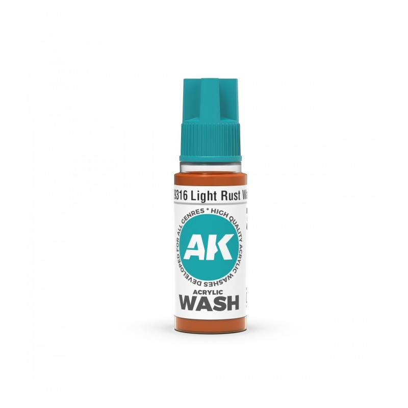 AK: Acrylic Wash - Light Rust Wash 18 Ml (AK19316)