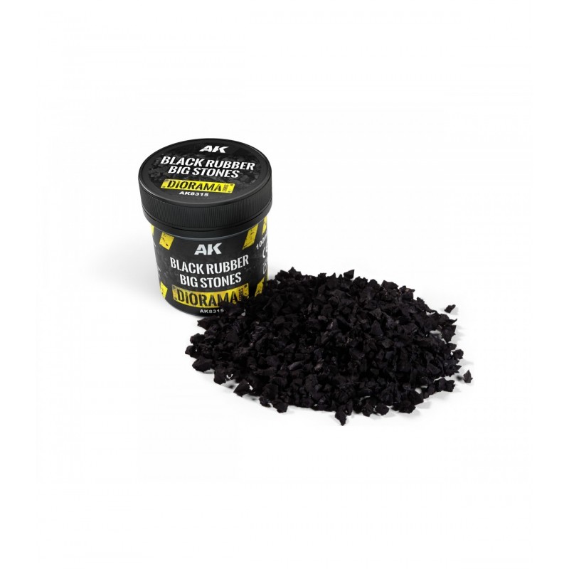 AK: Black Rubber Big Stones (AK8315)