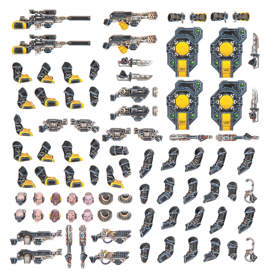 Necromunda: Palanite Enforcer Weapons & Upgrades (301-58) - Imagen 2