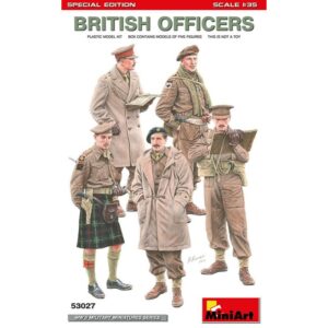 MiniArt: Figuras British Officers.Special Edition. Escala 1/35