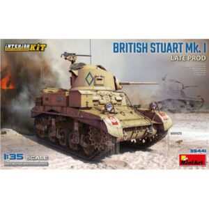 MiniArt: Tanque British Stuart Mk. I Late Prod. Interior KIT. Escala 1/35