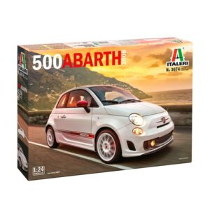 1:24 Italeri: Coche 500 Abarth (2008) (3674)