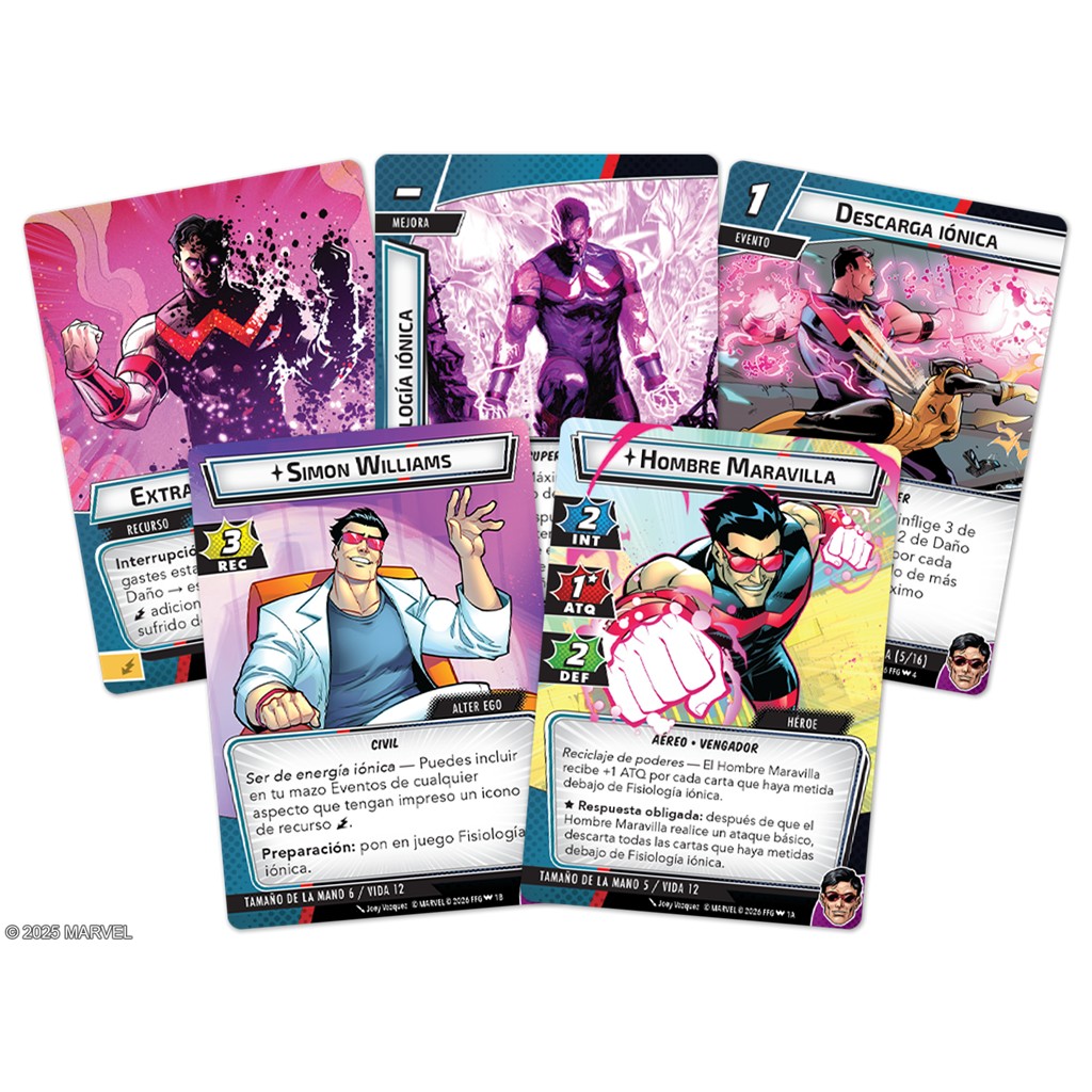 Marvel Champions: Wonder Man Hero Pack (Español) - Imagen 2