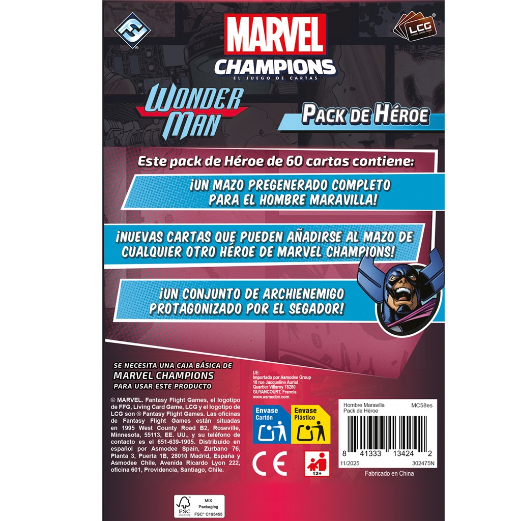 Marvel Champions: Wonder Man Hero Pack (Español) - Imagen 3