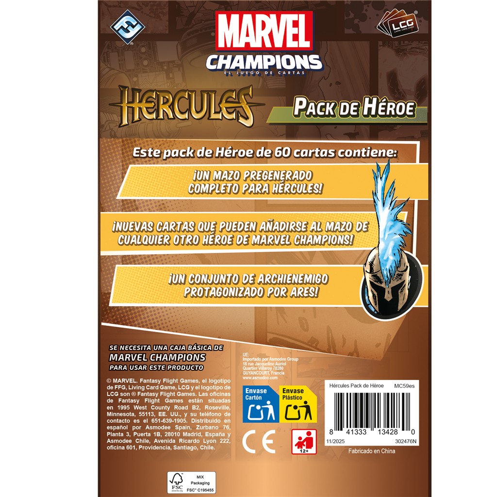 Marvel Champions: Hercules Hero Pack (Español) - Imagen 3
