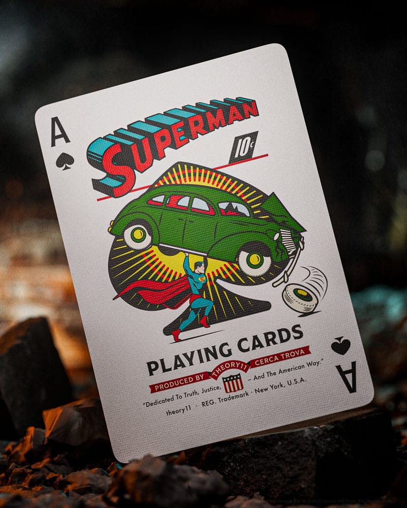 DC Comics: Superman: The Man of Steel - Baraja de cartas (Poker) - Imagen 3