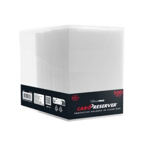 Ultra Pro: Card Preservers in Clear Box 100ct