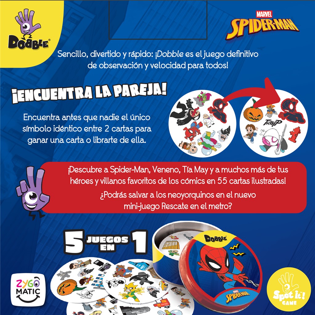 Dobble: Spiderman - Imagen 3