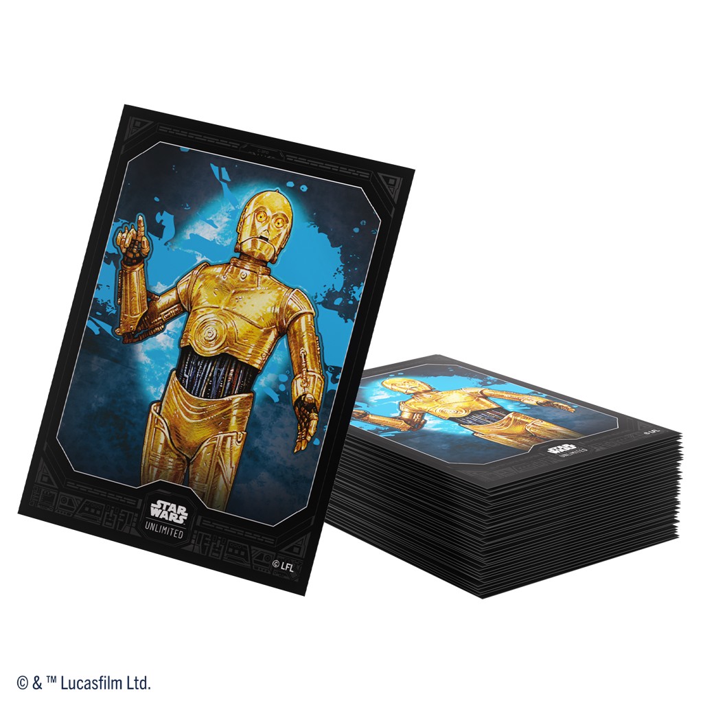 Star Wars Unlimited: A Lawless Time - Premium Art Sleeves (C-3PO)