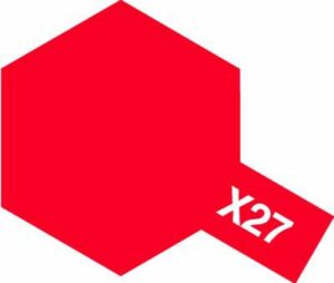 Tamiya: Acrylic Mini X-27 Clear Red