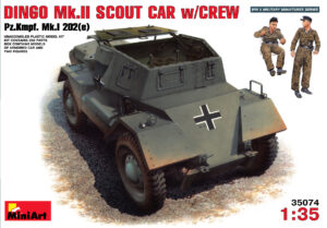 MiniArt: Coche Dingo MkII Pz.Kpfw.Mk 1 202e 1/35