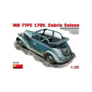 MiniArt: Coche MB Typ 170V. Cabrio Saloon 1/35