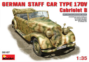 MiniArt: Coche German Staff Typ 170V CabrioB 1/35