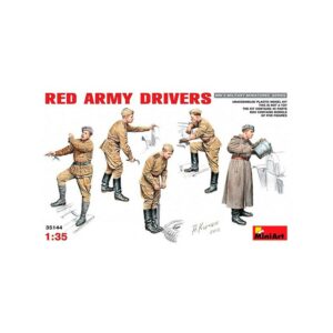 MiniArt: Figuras Red Army Drivers, escala 1/35
