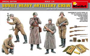 MiniArt: Figuras Soviet Artillery Crew, escala 1/35