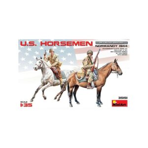 MiniArt: U.S. Horsemen. Normandy 1944, escala 1/35