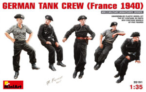 MiniArt: GermanTank Crew France 1940, escala 1/35
