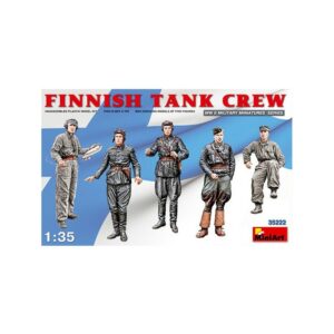 MiniArt: Figuras Finnish Tank Crew, escala 1/35
