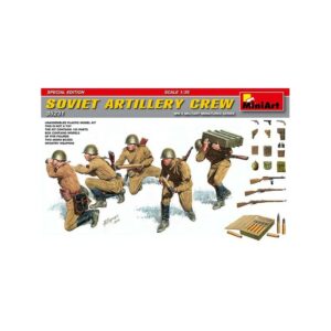 MiniArt: Figuras Soviet Artillery Crew, escala 1/35