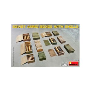 MiniArt: Soviet Ammo Boxes with Shells. Escala 1/35