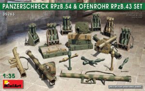 Miniart: Panzerschreck RPzB.54 & Ofenrohr RPzB .43 Set, Escala 1/35