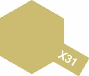 Tamiya: Acrylic Mini X-31 Titan. Gold