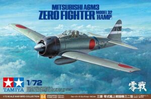 Tamiya: 1:72 – Mitsubishi A6M3(Hamp)-Zero Fighter M 32 (300060784)