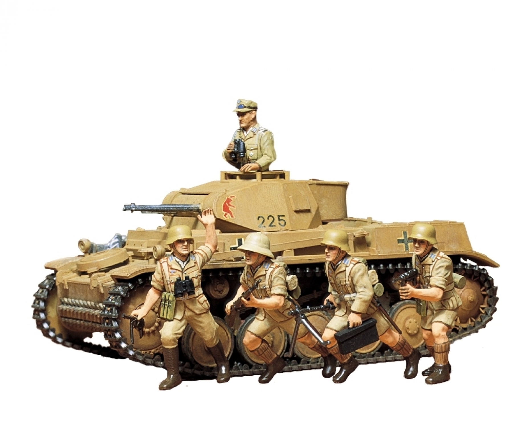 Tamiya: 1:35 - Ger. PzKpfw. II Ausf.F/G (5) SK.121 (35009)
