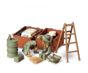 Tamiya: 1:35 – Diorama-Set Ger.Engine Maint.Cr.(2) (300035180)