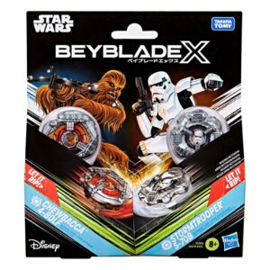 Beyblade: Star Wars, Chewbacca 4-80LF vs. Stormtrooper 5-70B (Booster Pack)