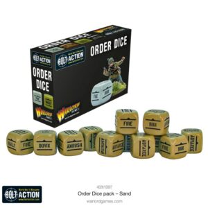 Bolt Action: Orders Dice Pack – Sand (402610007)