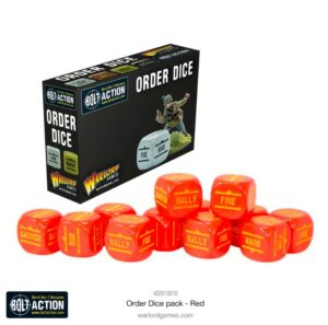 Bolt Action: Orders Dice Pack – Red (402616016)
