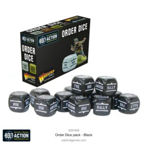 Bolt Action: Orders Dice Pack – Black (402616009)