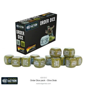 Bolt Action: Orders Dice Pack – Olive Drab (402616010)