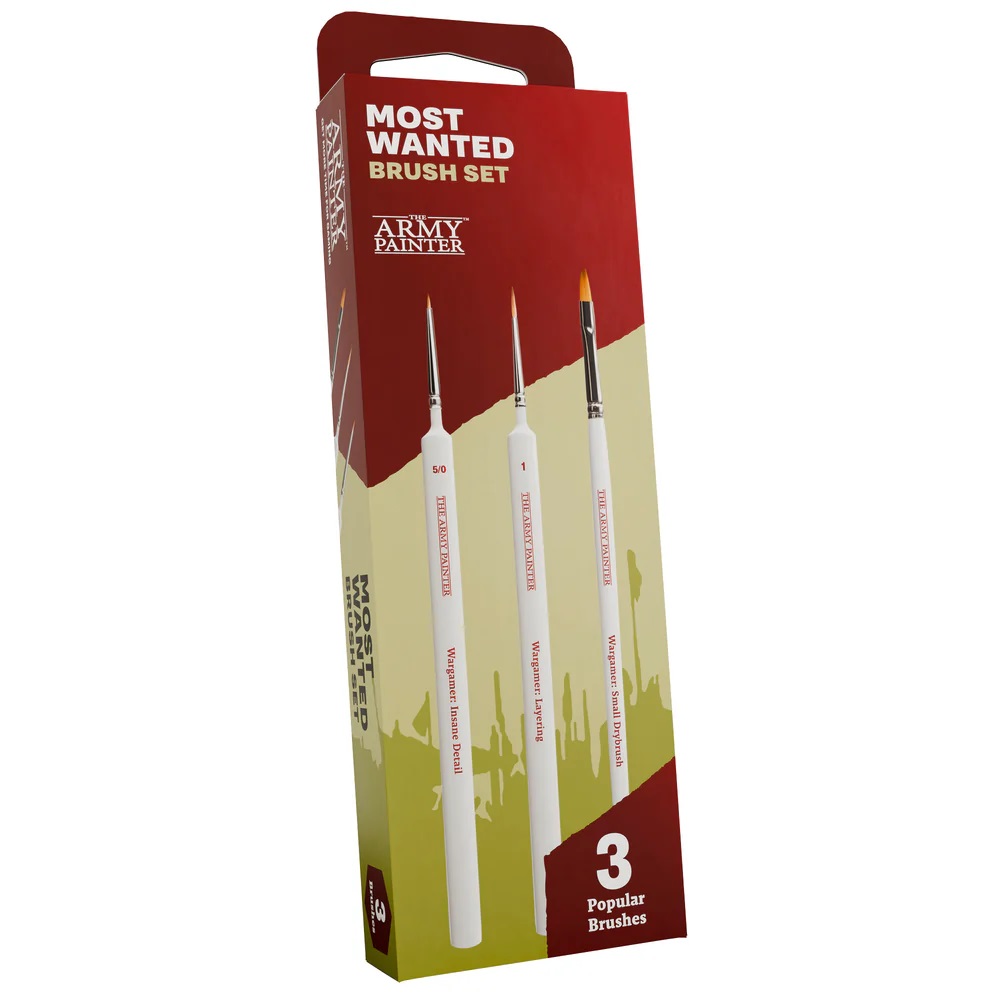 The Army Painter: Wargamer Brush - Most wanted brush set (TL5066P)