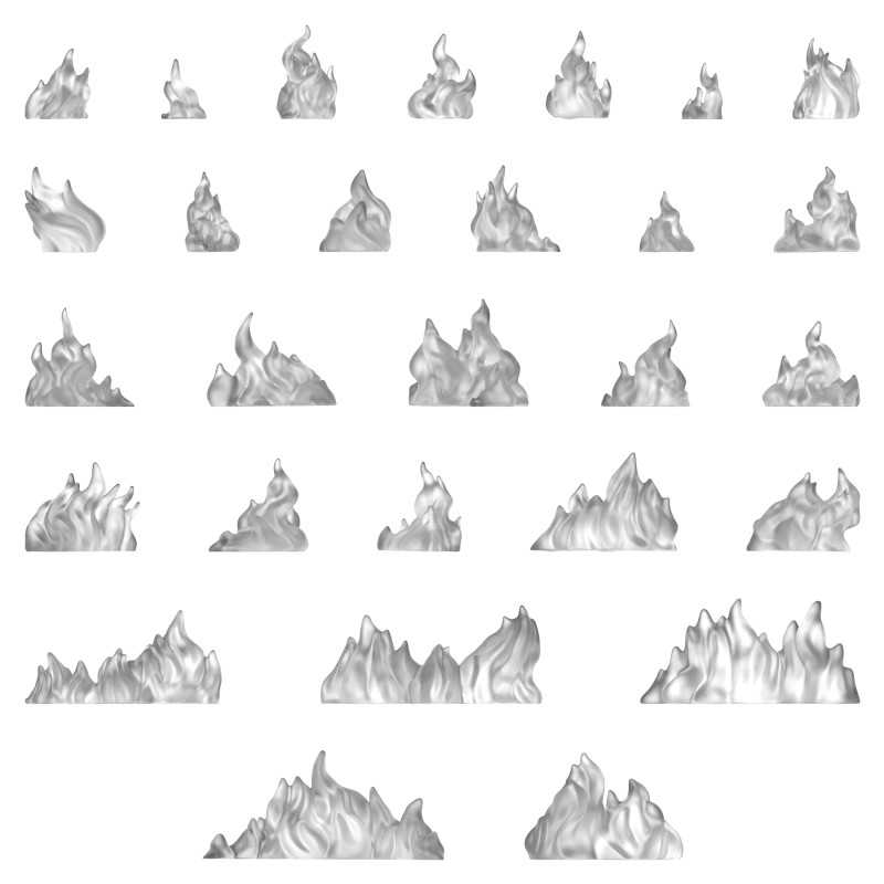 Green Stuff World: Llamas de fuego pequeñas 1:48-1:35