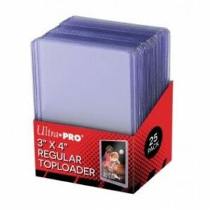 Ultra Pro: Toploader – 3″ x 4″ Clear Regular (25 pieces)