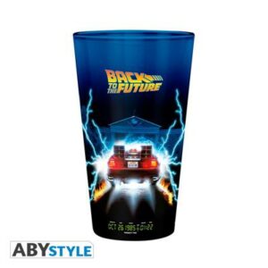 Back To The Future: Large Glass – 400ml -DeLorean