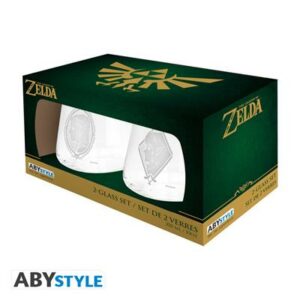 The Legend Of Zelda: 2 Glass Set – Zelda & Link