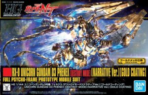 Gundam – 1/144 Hguc Gundam Phenex Destr Nar Gold