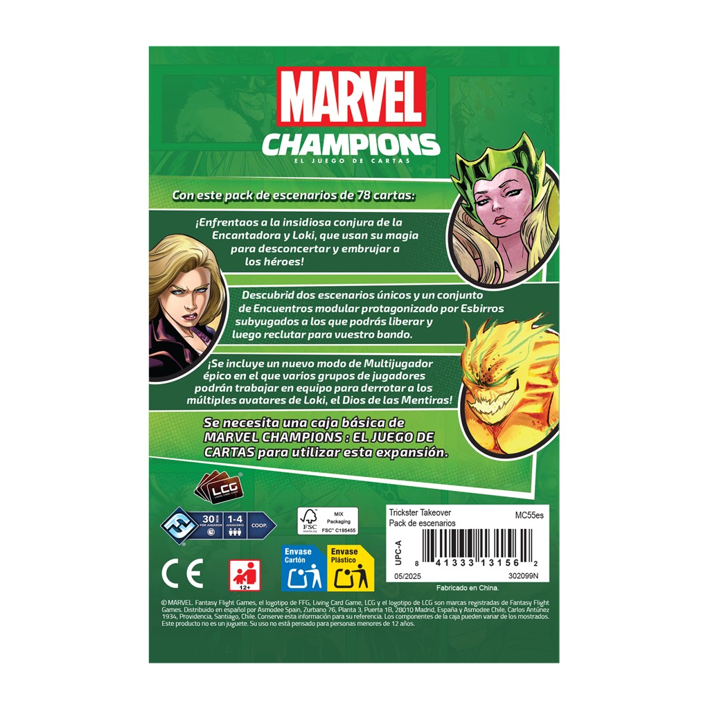Marvel Champions LCG: Trickster Takeover Scenario Pack (Español) - Imagen 5