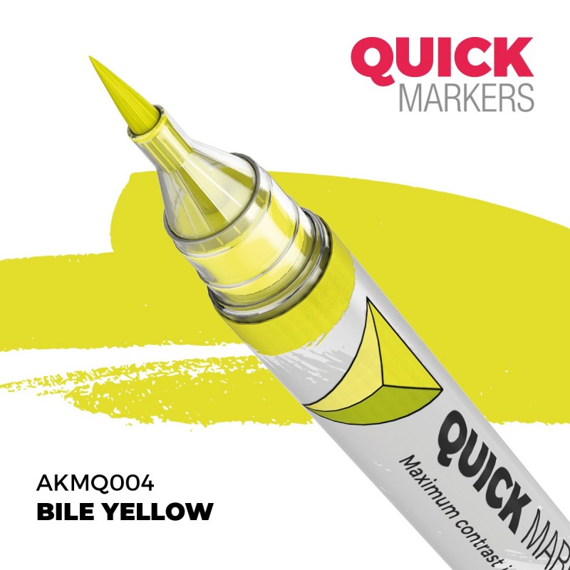 Ak Interactive: Quick Markers - Bile Yellow (AKMQ004)