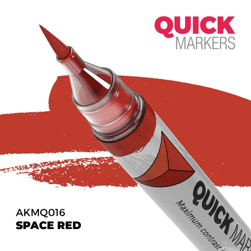 AK: Interactive: Quick Markers - Space Red (AKMQ016)