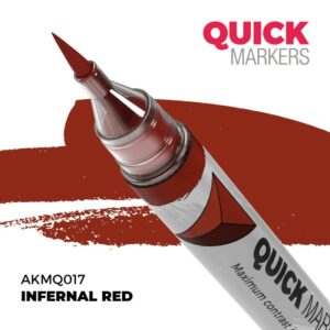 Ak Interactive: Quick Markers – Infernal Red (AKMQ017)
