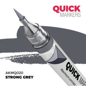 Ak Interactive: Quick Markers – Strong Grey (AKMQ020)