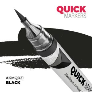 Ak Interactive: Quick Markers – Black (AKMQ021)