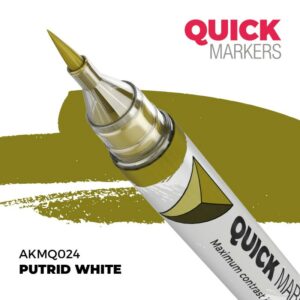 Ak Interactive: Quick Markers – Putrid White (AKMQ024)