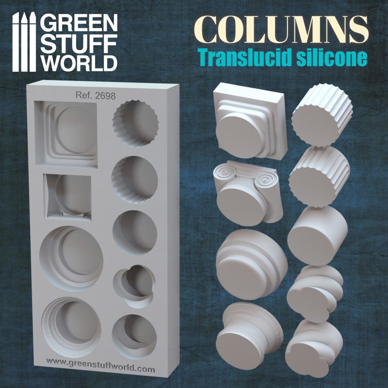 Green Stuff World: Moldes de Silicona Columnas