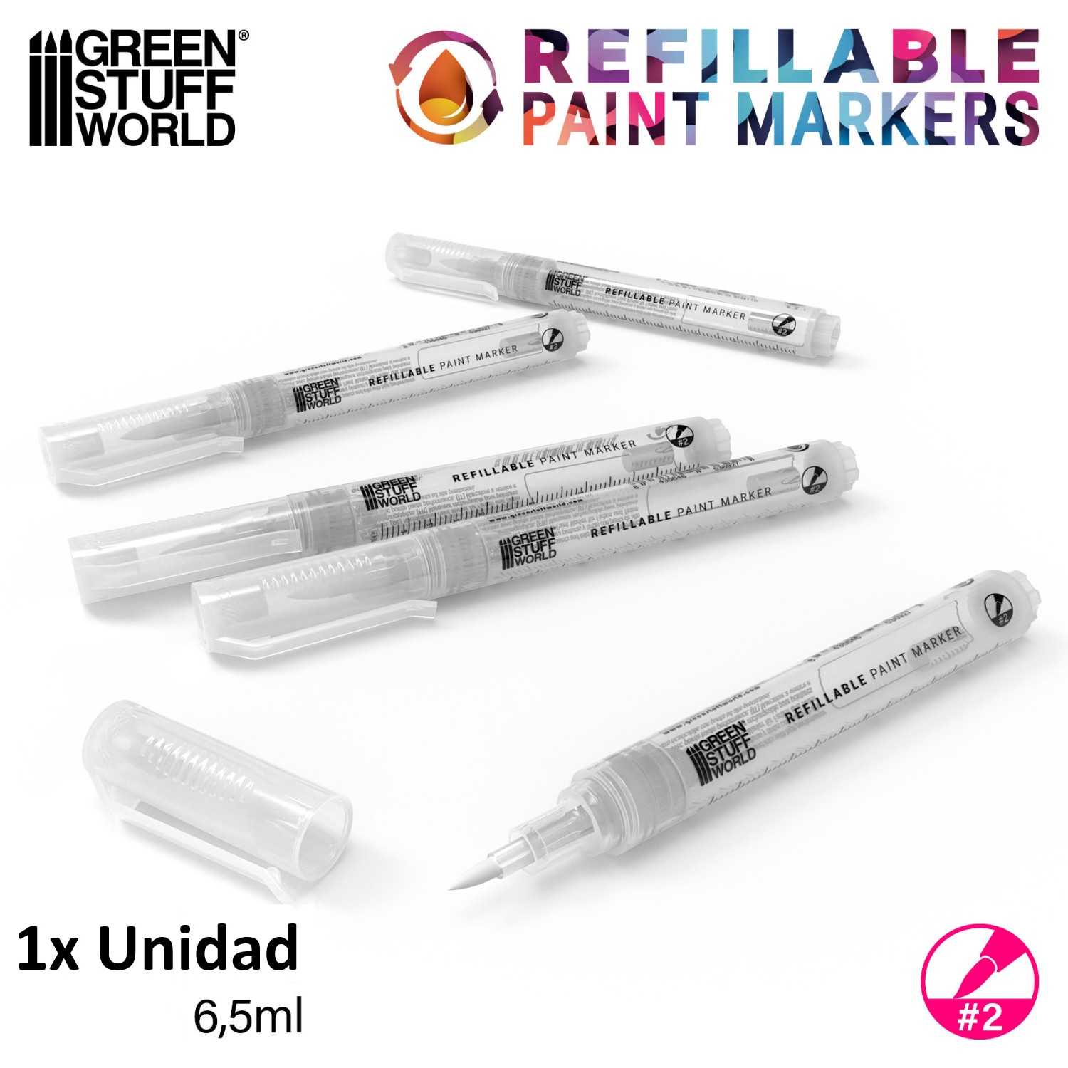 Green Stuff World: Rotulador Recargable #2 (1x Unidad)